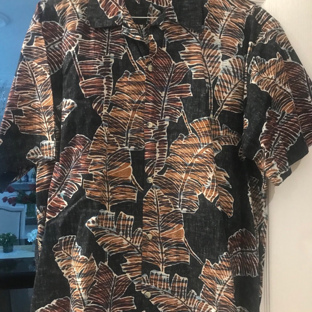 Go Barefoot Hawaiian Shirt Mens 2XL-TALL